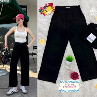 📌Punny jeansแบบใหม่มาแรงทรงกระบอกกลางออกแนวลิซ่าขาเต่อผ้าไม่ยืดเอวสูงผ้าดีพรีเมียมสุดๆเก็บทรงได้มั่นใจมากๆ