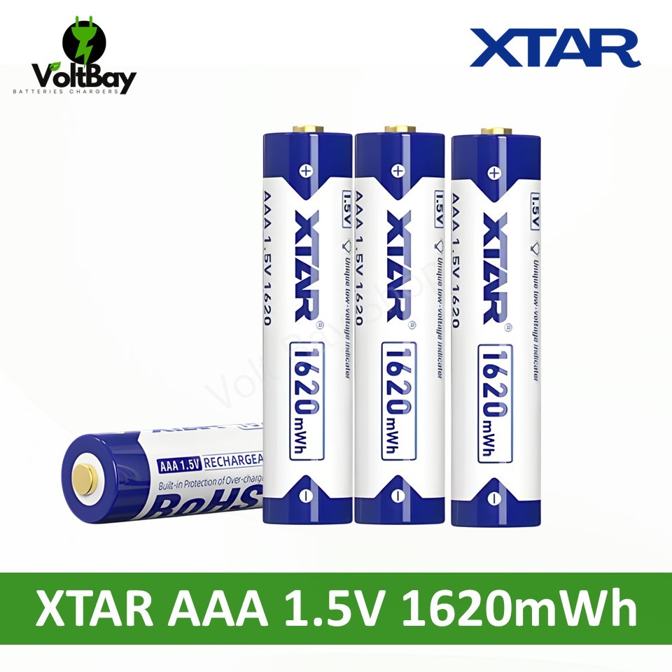 XTAR AAA 1.5V 1620mWh Lithium battery