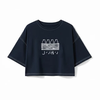 เสื้อครอปผู้หญิงน่ารัก oversize เสื้อผ้าสาวอวบแฟชั่นฤดูร้อนใหม่ เสื้อยืดวินเทจผู้หญิงกําลังฮิตใหม่ล่าสุด ผ้าใส่สบายคุ