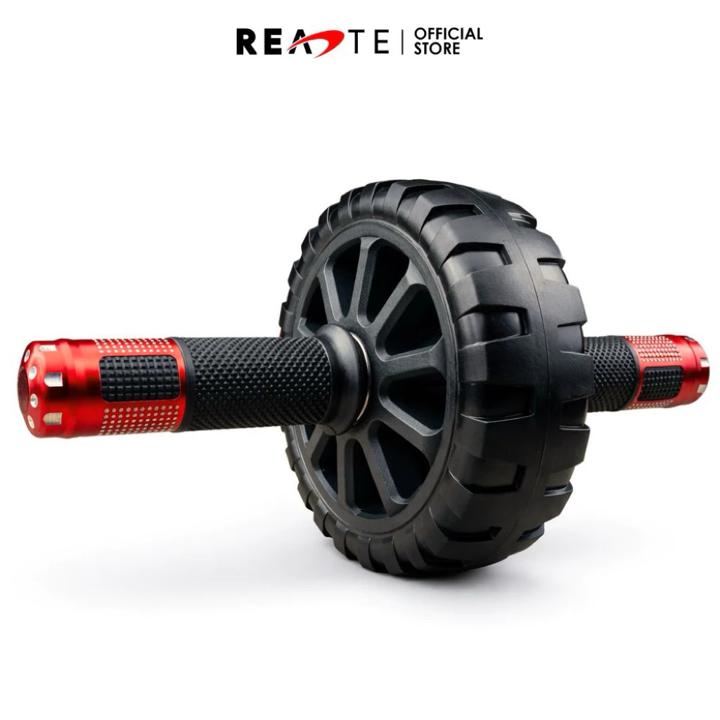 READTE ลูกกลิ้งออกกำลังกาย แบริ่ง ล้อเดี่ยว และ คู่ บริหารหน้าท้อง AB ROLLER WHEEL