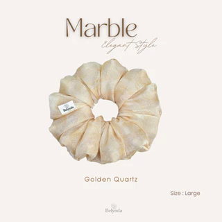 Belynda ♥ Scrunchies ♥ Marble ♥ ยางรัดผมโดนัท ผ้าชีฟองลายหินอ่อน