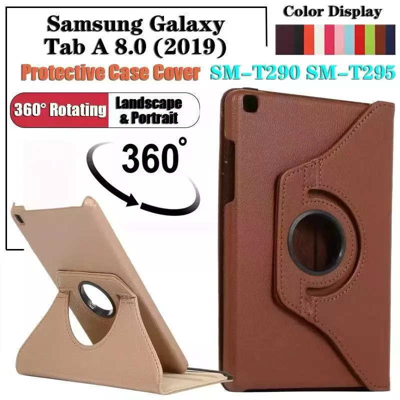 เคสหนังคุณภาพดี หมุนได้ 360 องศา เคส Case Samsung Tab A8" (2019) (SM-T295) / Samsung Tab A with S Pen P205 P20