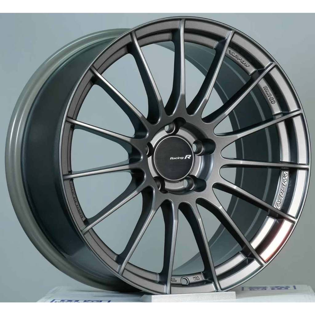 ล้อแม็กซ์ พรีเมียม ENKEI RS05RR ขอบ18นิ้ว 5รู114 สีแมทกัน กว้าง9นิ้ว Offset35 [20314]