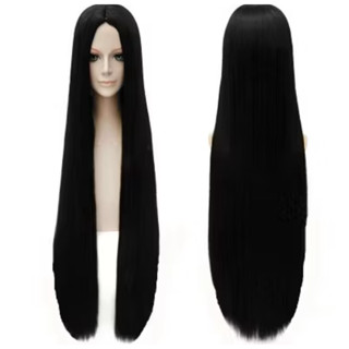 วิกผม ทนความร้อน ยาว100cm มีหนังหัวเทียม สินค้าพร้อมส่ง