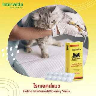 L-Lysine plus KATimun (หมดอายุ 02/2027) สำหรับแมว