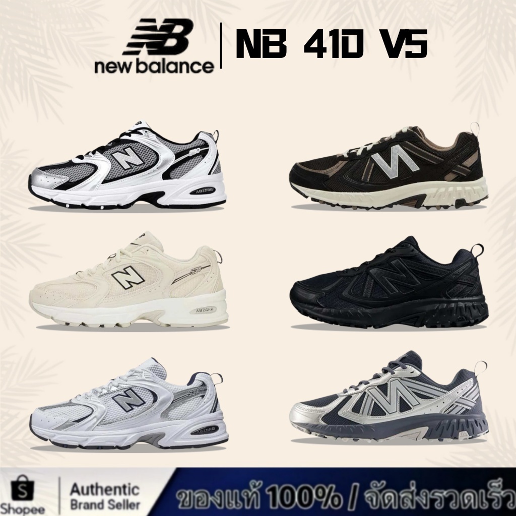 (100% ของแท้) New Balance NB 410 V5 ของแท้ รองเท้าผ้าใบ กันลื่น เหมาะเดินป่า