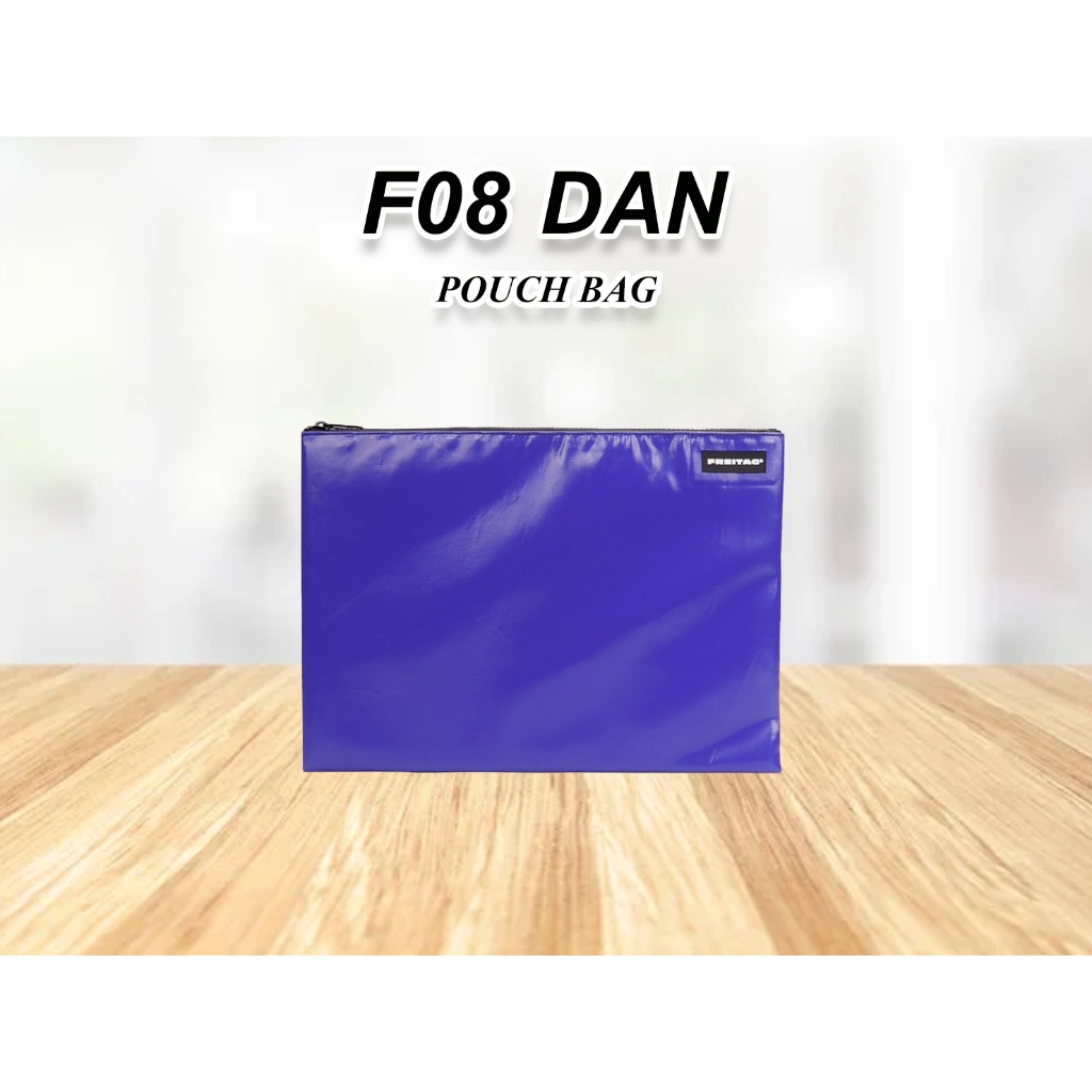 กระเป๋า FREITAG รุ่น F08 DAN (ผ้าสีม่วง-ซิบดำ) มือ1 การ์ดครบ