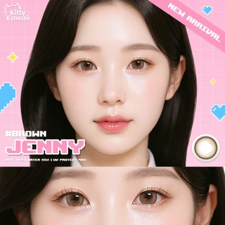 Kitty Kawaii Contact Lens : Jenny Brown (Blister pack) - คอนแทคเลนส์รายเดือน