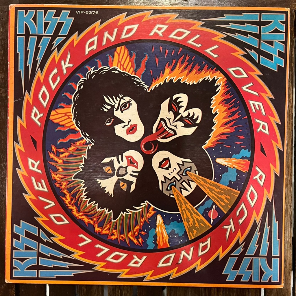 1 LP Vinyl แผ่นเสียง ไวนิล Kiss – Rock And Roll Over (JP 1st Press) (2052)