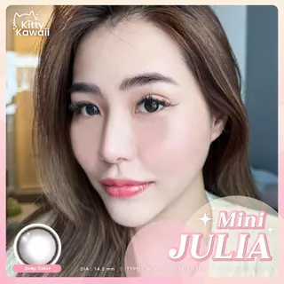 Kitty Kawaii Contact Lens : Mini Julia Gray (Blister pack) - คอนแทคเลนส์รายเดือน