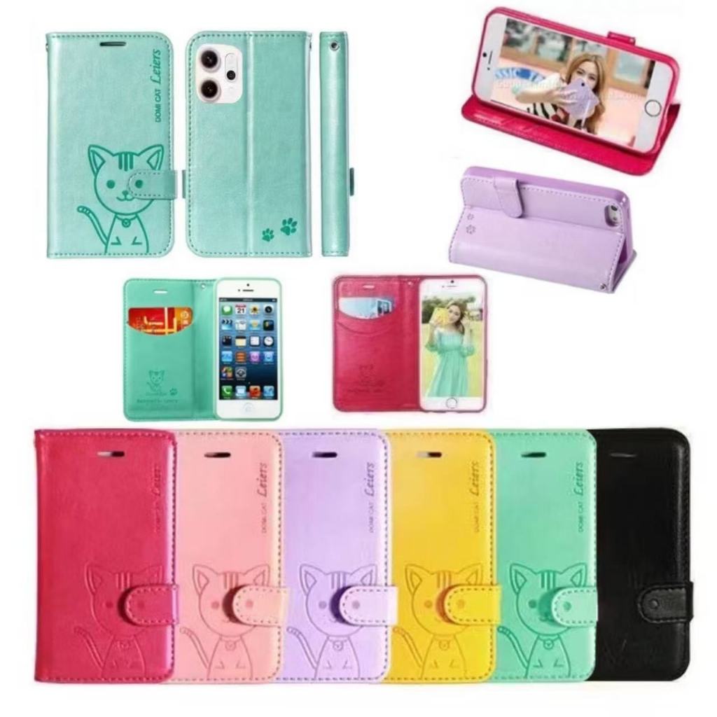 เคส ฝาพับหนัง ล็อคได้ สำหับ OPPO RENO15 15PRO MAX RENO15F มีช่องเสียบบัตร Domicat