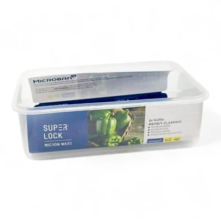 Super Lock รุ่น 6115/1กล่องถนอมอาหาร ฝาล็อค ความจุ 1450 มล. ปราศจากสารก่อมะเร็ง