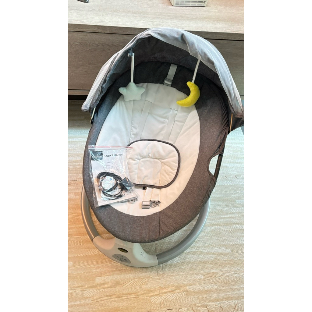 เปลไกวอัตโนมัติ Saker ต่อบลูทูธได้ มีรีโมท