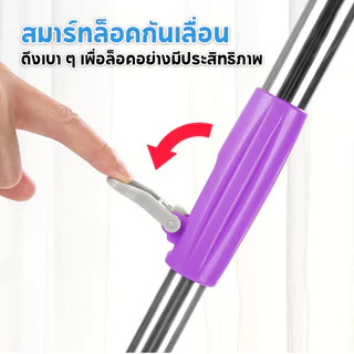 [ราคาลด คุ้มสุด] Eden ไม้ถูพื้น ผ้าไมโครไฟเบอร์ดูดซับน้ำและสิ่งสกปรกได้ดีเยี่ยม ด้ามอลูมิเนียม