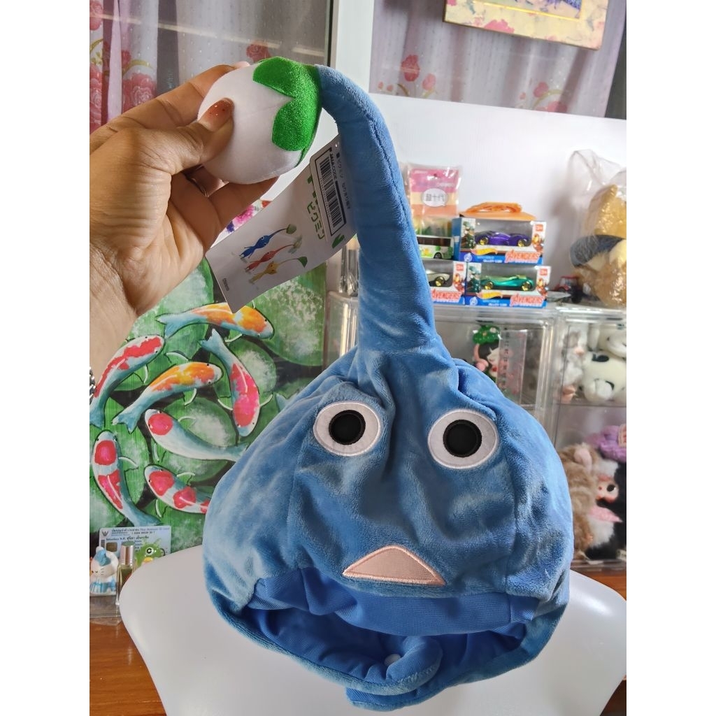 ✅พร้อมส่ง"หมวกPikmin"สินค้าแท้ลิขสิทธิ์ป้ายห้อย✅มือสอง✅