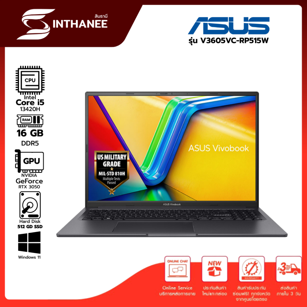 โน้ตบุ๊ค ASUS Vivobook 15 X1502VA-NJ544WA 15.6\