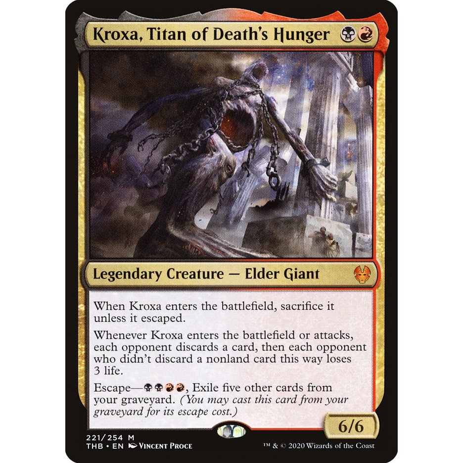 [Theros Beyond Death] - [THB] - (M) - [Kroxa, Titan of Death's Hunger] - [2020]