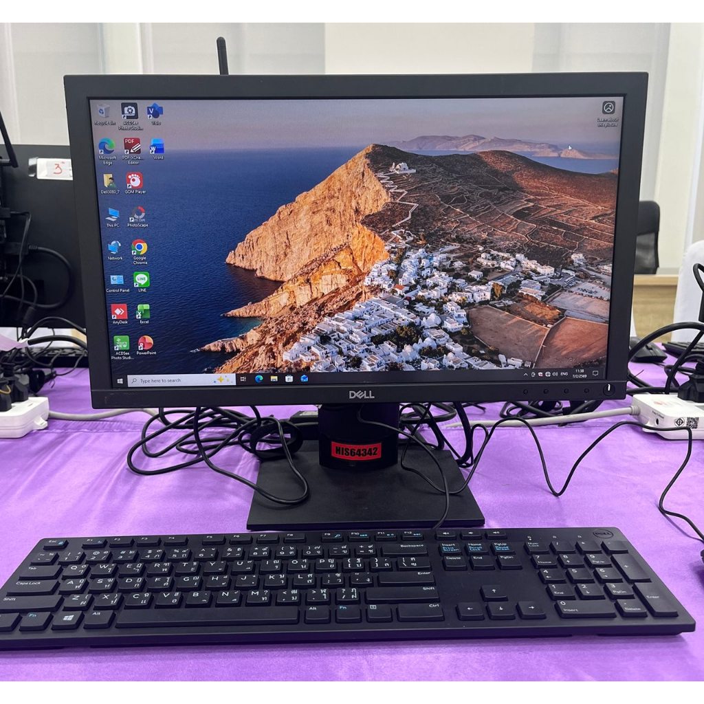 Dell Optiplex 3080 Micro FF i3-Gen10 RAM 8GB พร้อมจอ LED19.5" (มือสองประกัน 3 เดือน)