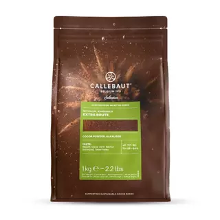 ผงโกโก้ Callebaut Extra Brute 1 กก. Callebaut BOTANICAL EXTRA BRUTE COCOA POWDER 1kg (Formerly Cacao Barry)
