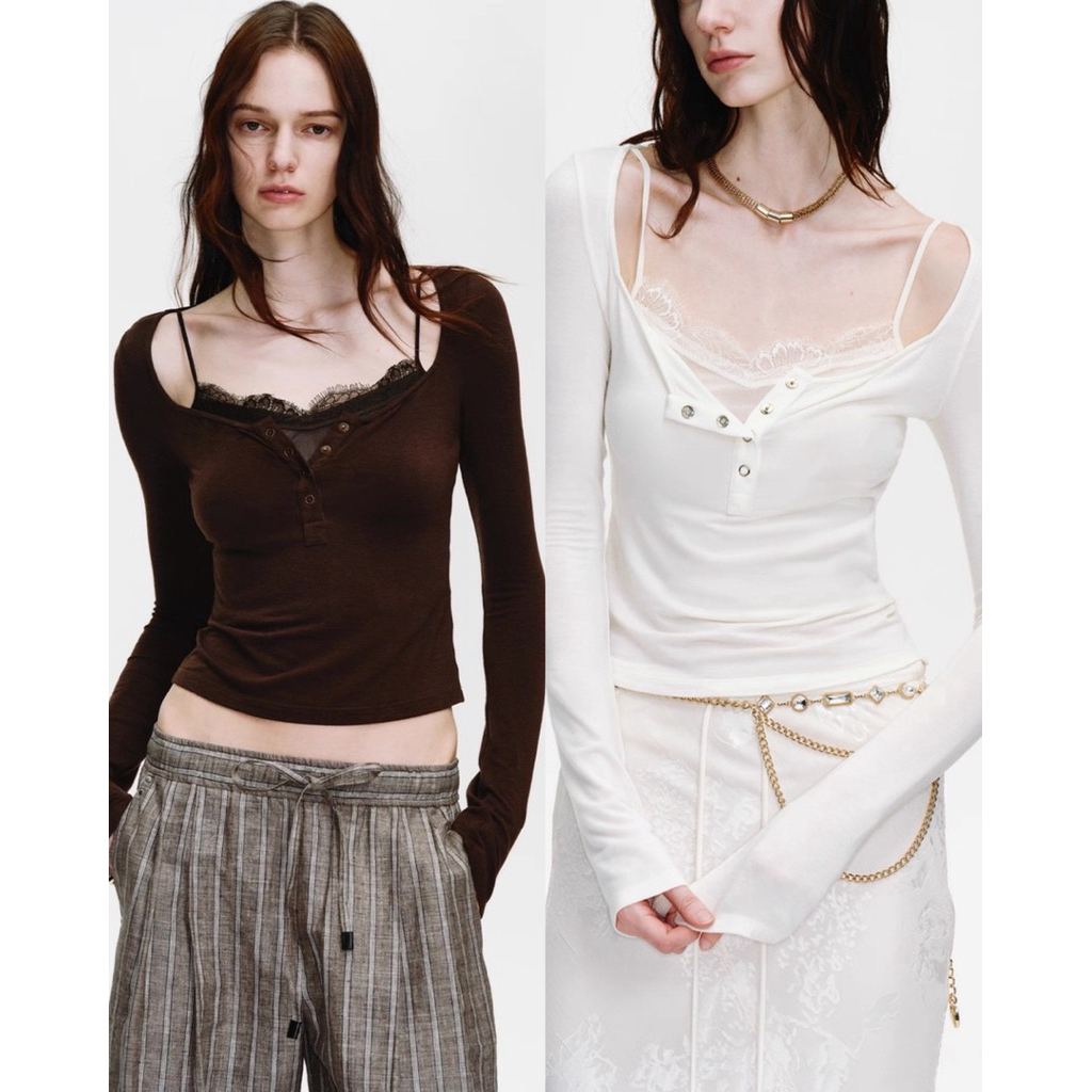 FireladyFur Top with Layers ราคา ถูกที่สุด ดีลบีเคเค