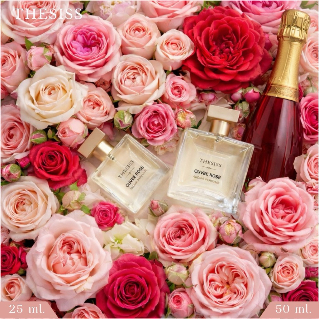 THESISS น้ำหอมอโรม่ากลิ่น Cuvee Rose ขวดใหญ่ มี 2ขนาด