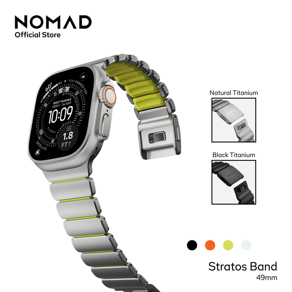 NOMAD สายนาฬิกา Stratos Band FKM ขนาด 49mm ใช้สำหรับ Apple Watch