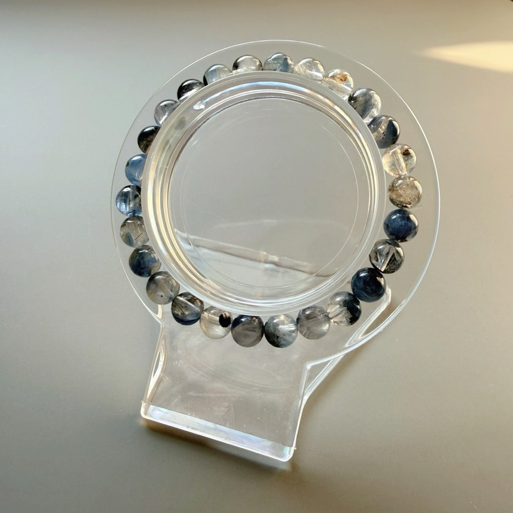 หินไคยาไนท์อินควอตซ์ Kyanite in Quartz natural stone