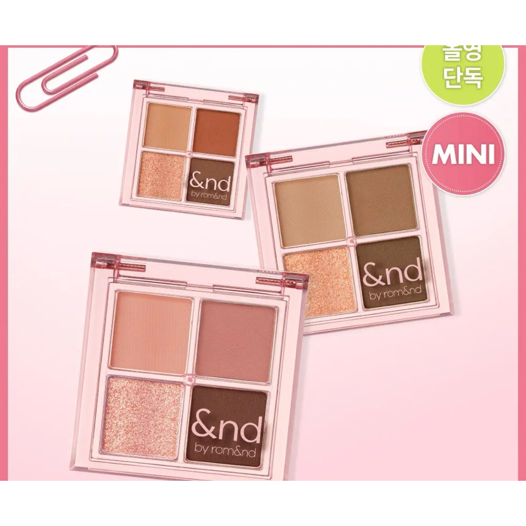 พาเลทตาMellow eye palette &nd by Rom&nd มินิ