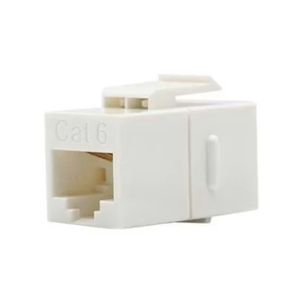 LINK ตัวต่อสายตัวเมีย 2 ด้าน , ใส่ Patch Panel ได้ รุ่น US-4006IL CAT6E RJ45 COUPLER In-Line or Patch Panel Insert