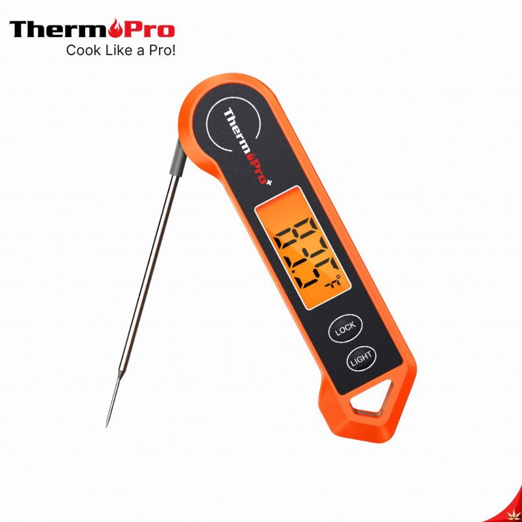 ThermoPro TP-19H เครื่องวัดอุณหภูมิอาหารดิจิทัล Instant-Read Meat Thermometer รุ่นTP-19H คุ้มสุดๆ