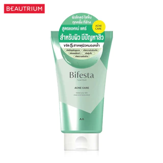 BIFESTA Facial Wash Acne Care ผลิตภัณฑ์ทำความสะอาดผิวหน้า 120g