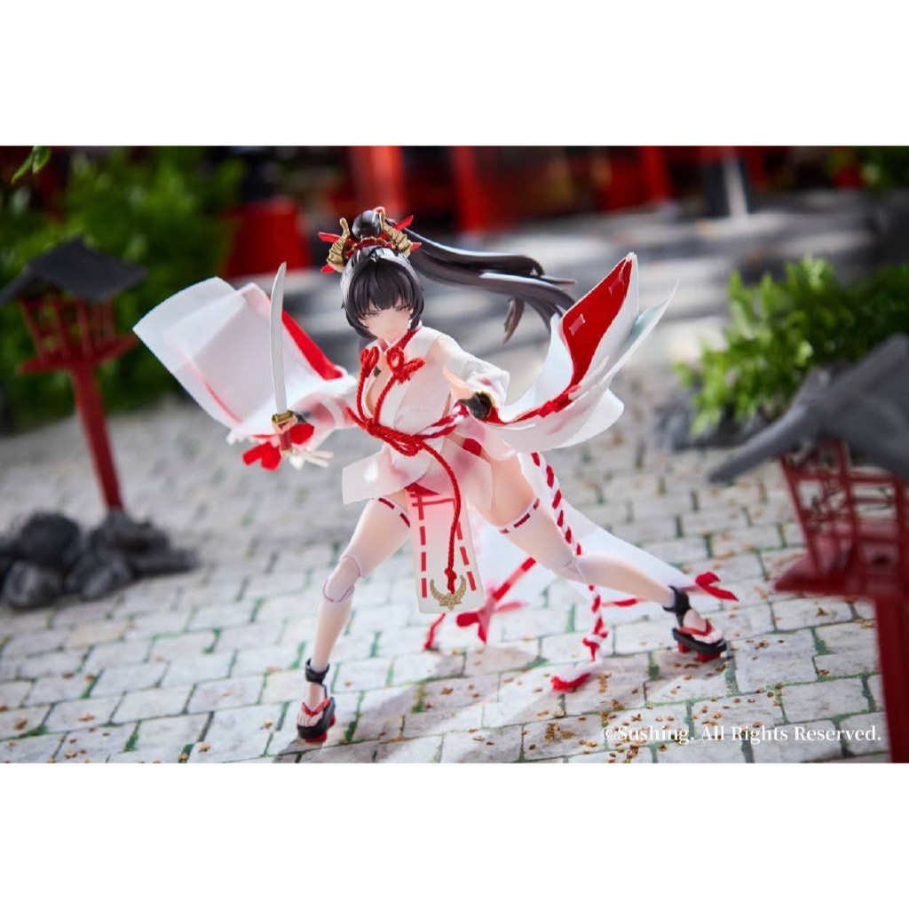 พรีออเดอร์ Sushing Sakura Kumifuji 1/12 Battle Shrine Maiden