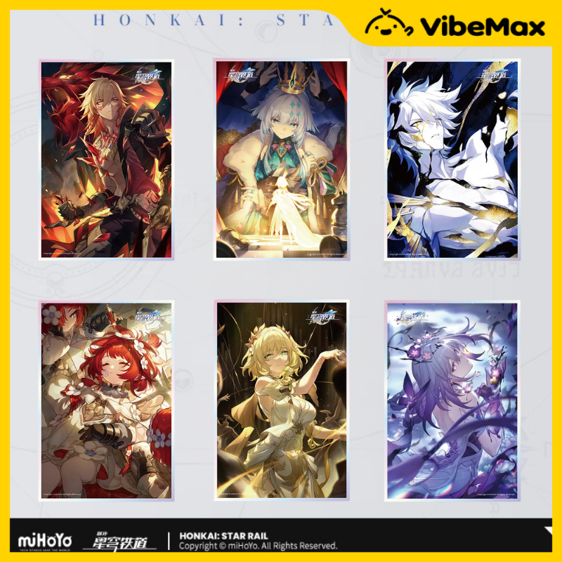 [✨NEW⚡พร้อมส่ง] Honkai:Star Rail การ์ดอะคริลิก HSR Official Light Cone Series Mydei Herta Anaxa