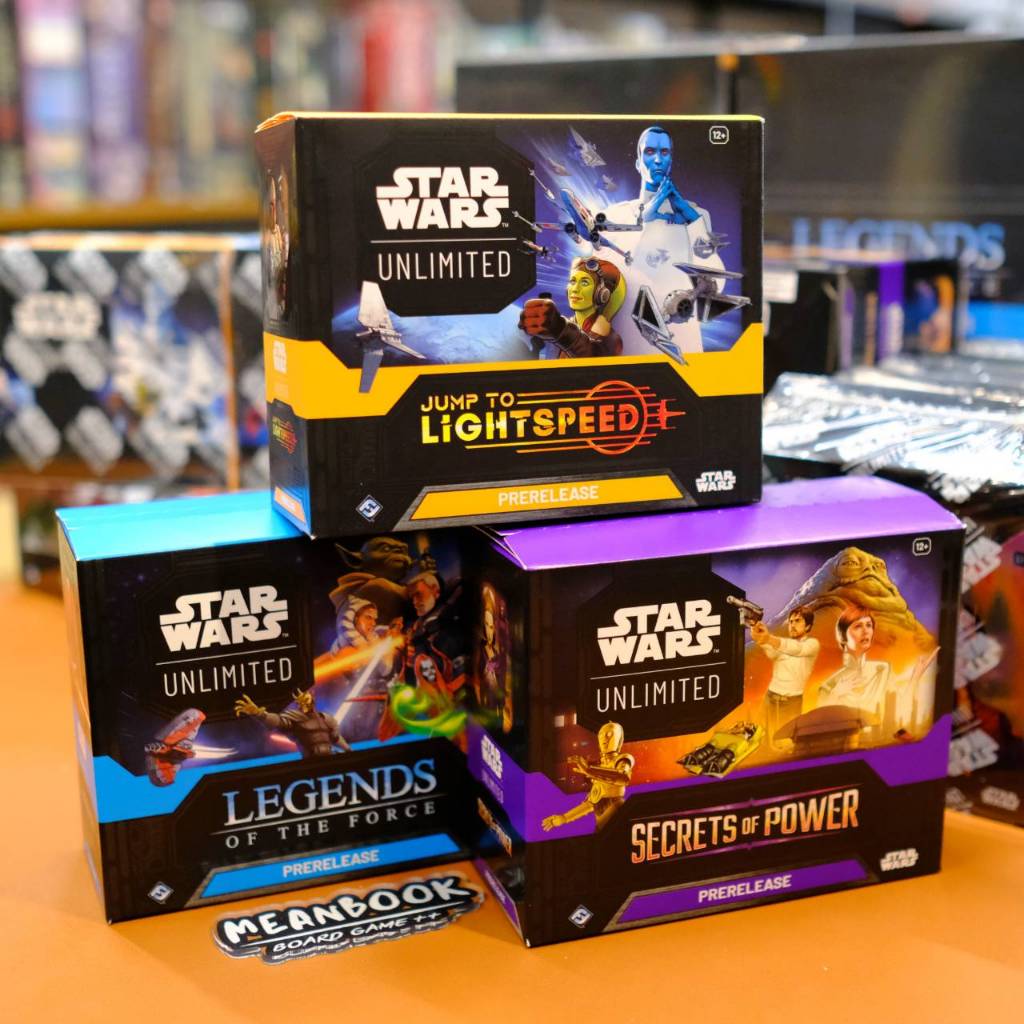 Star Wars Unlimited : Legends of The Force / Secrets of Power / Jump to Lightspeed / A Lawless Time Prerelease Kit Card