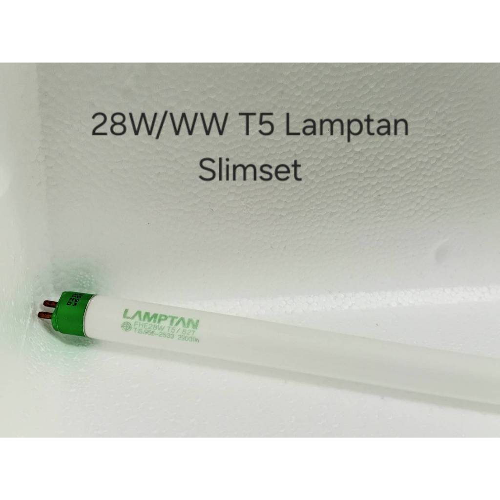 Lamptan Fluorescent Lamp T5 28W/Warmwhite Model Slimset