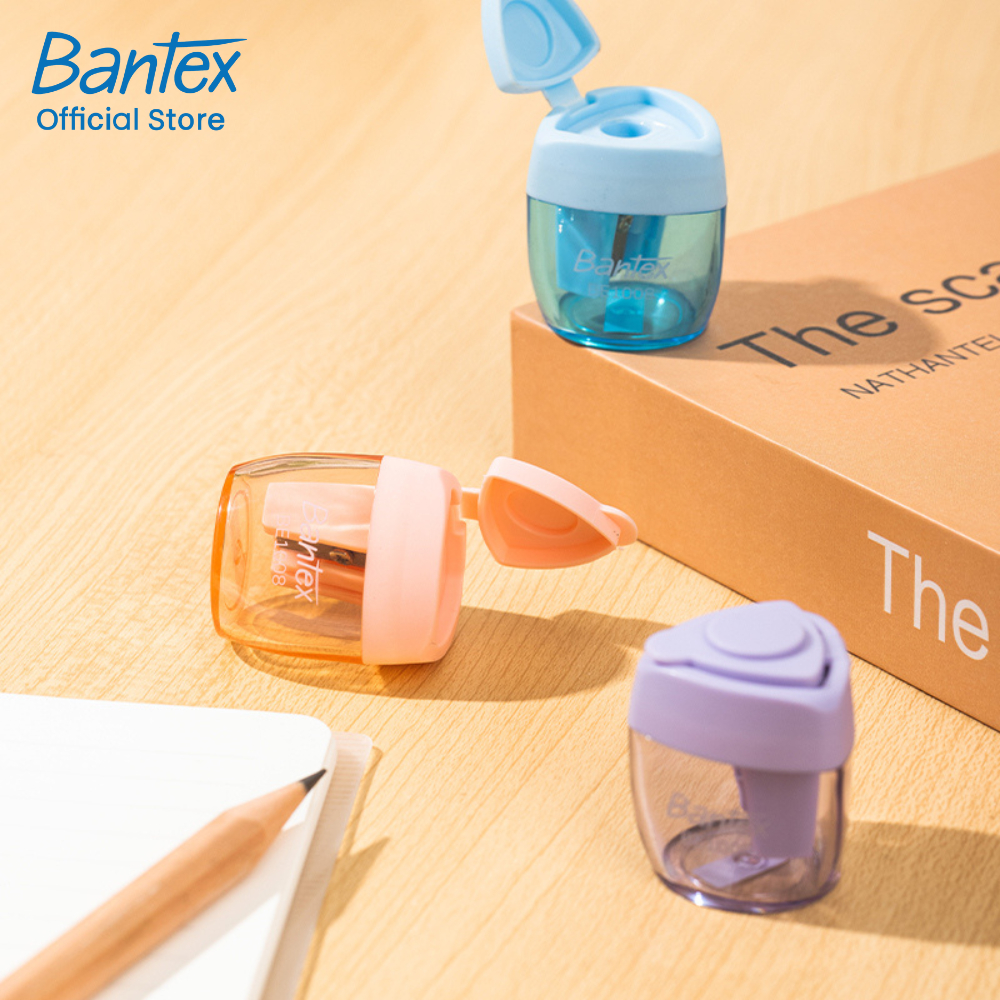 Bantex กบเหลาดินสอ กบเหลาสุ่มสี ใบมีดคม ขนาดพกพาสะดวก มินิมอล สำหรับการเรียนและสำนักงาน Sharpener ราคา ถูกที่สุด ดีลบีเคเค แกลเลอรีภาพที่ 7