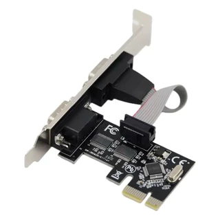 Card PCI Express X1 Serial 2Port/RS-232/RS232/DB9