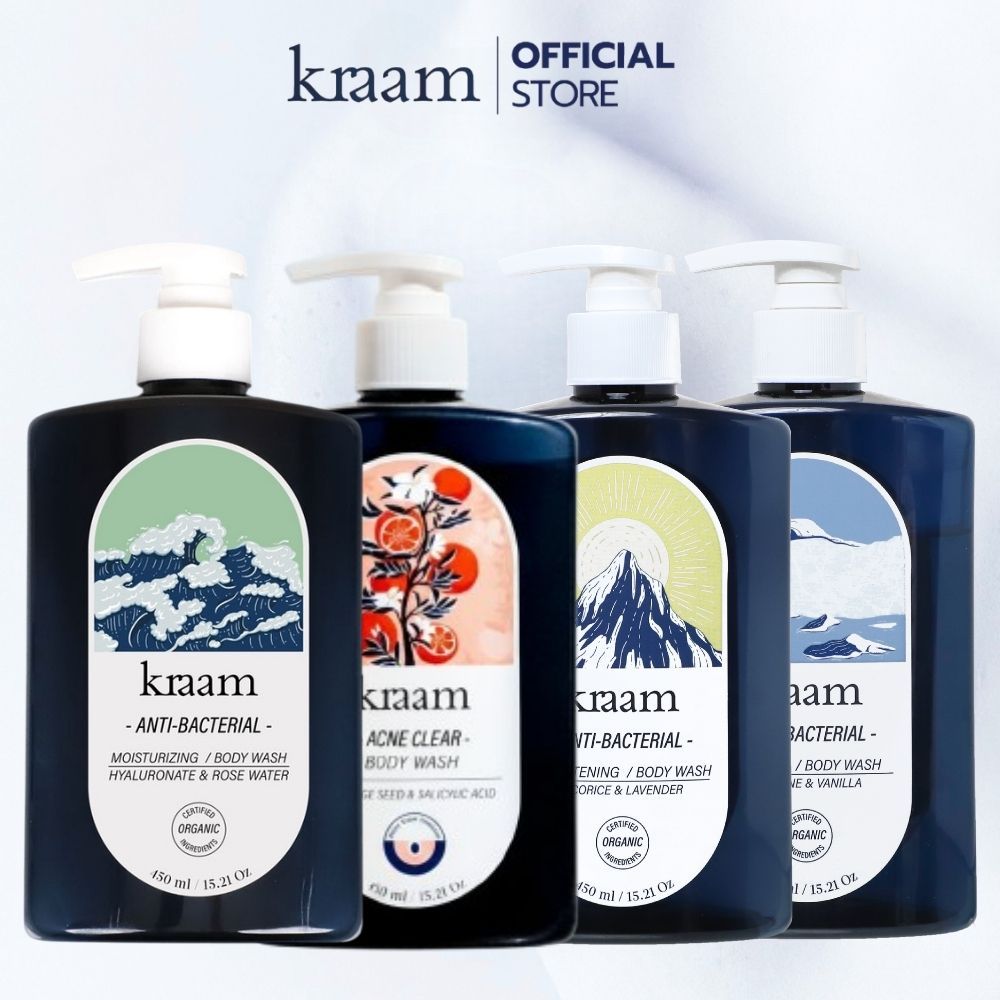 KRAAM Anti-Bacteria Body Wash Series