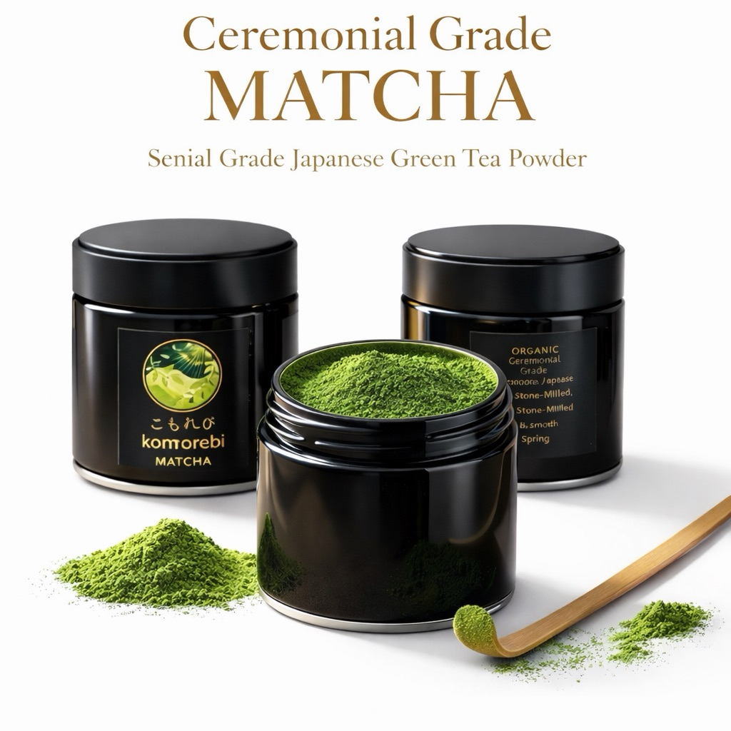 Matcha Ceremonial Japanese Grade A5 Uji Taste note Nutty almond  40 grams