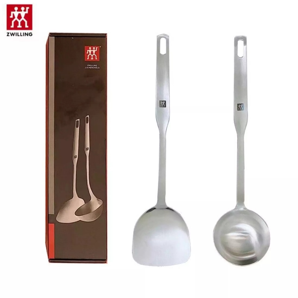Zwilling Kitchenware and cookware two-piece set stainless steel spatula and spoon