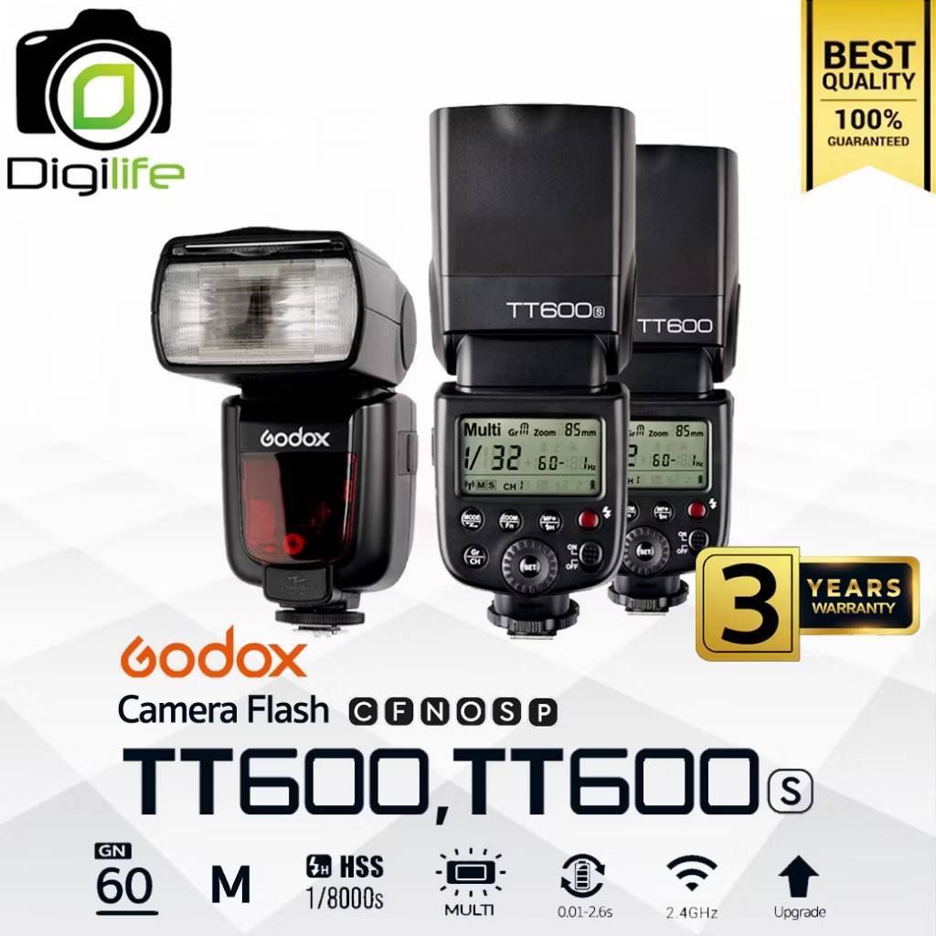 Godox Flash TT600 / TT600S - Manual, HSS ( X2T, X3 ) / Digilife Thailand