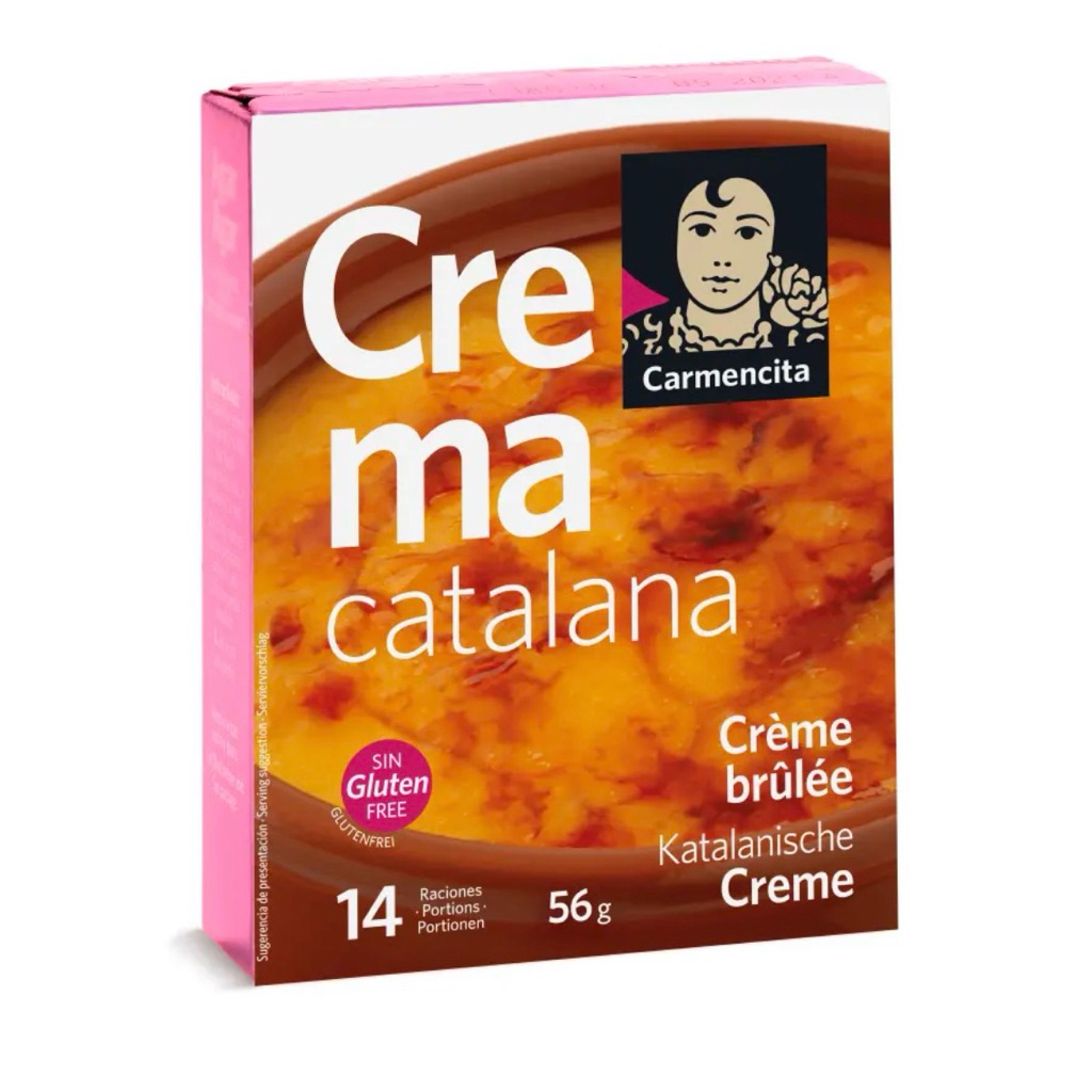 Carmencita Gluten Free Crema Catalana Creme Brulee 56g./Gluten Free Vanillepudding Custard 61g
