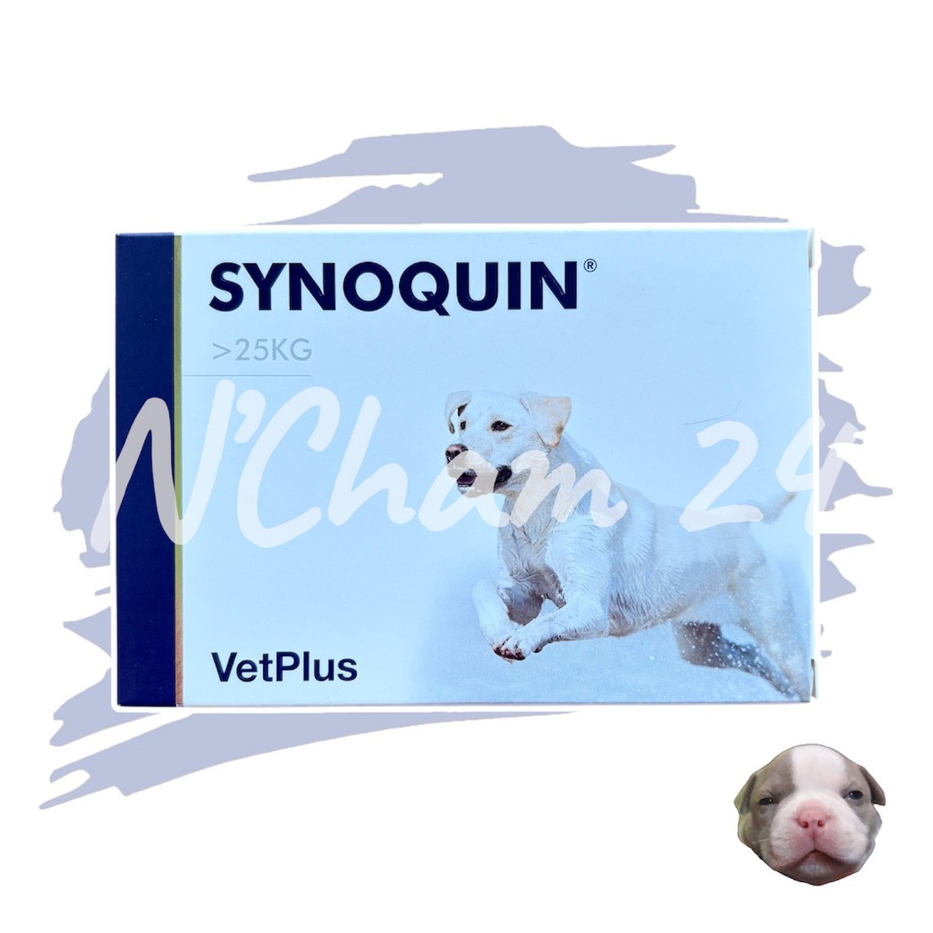 Synoquin EFA Large Breed อาหารเสริม บำรุงข้อ สุนัข นน. มากกว่า 25 กก.  บรรจุ 30 เม็ด