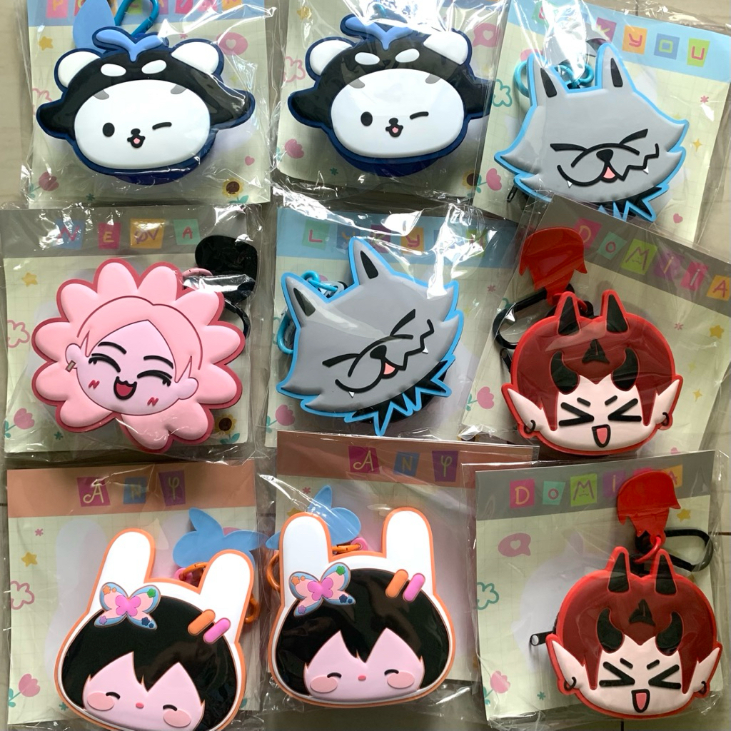 (พร้อมส่ง🚚) GMMTV SILICONE MINI POUCH Polcasan Any Lykyou Domiia Neona