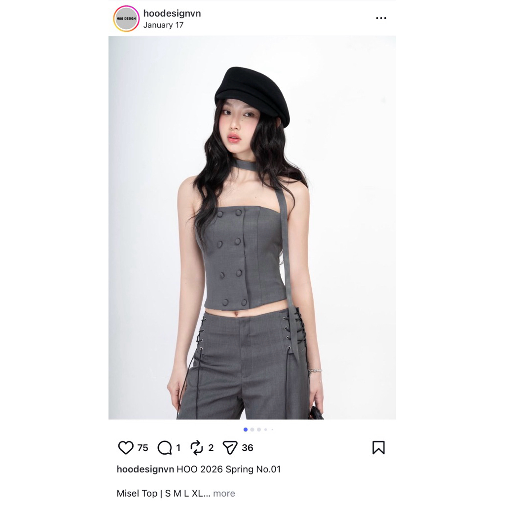 <พร้อมส่ง> Hoo Design เฉพาะเสื้อ**