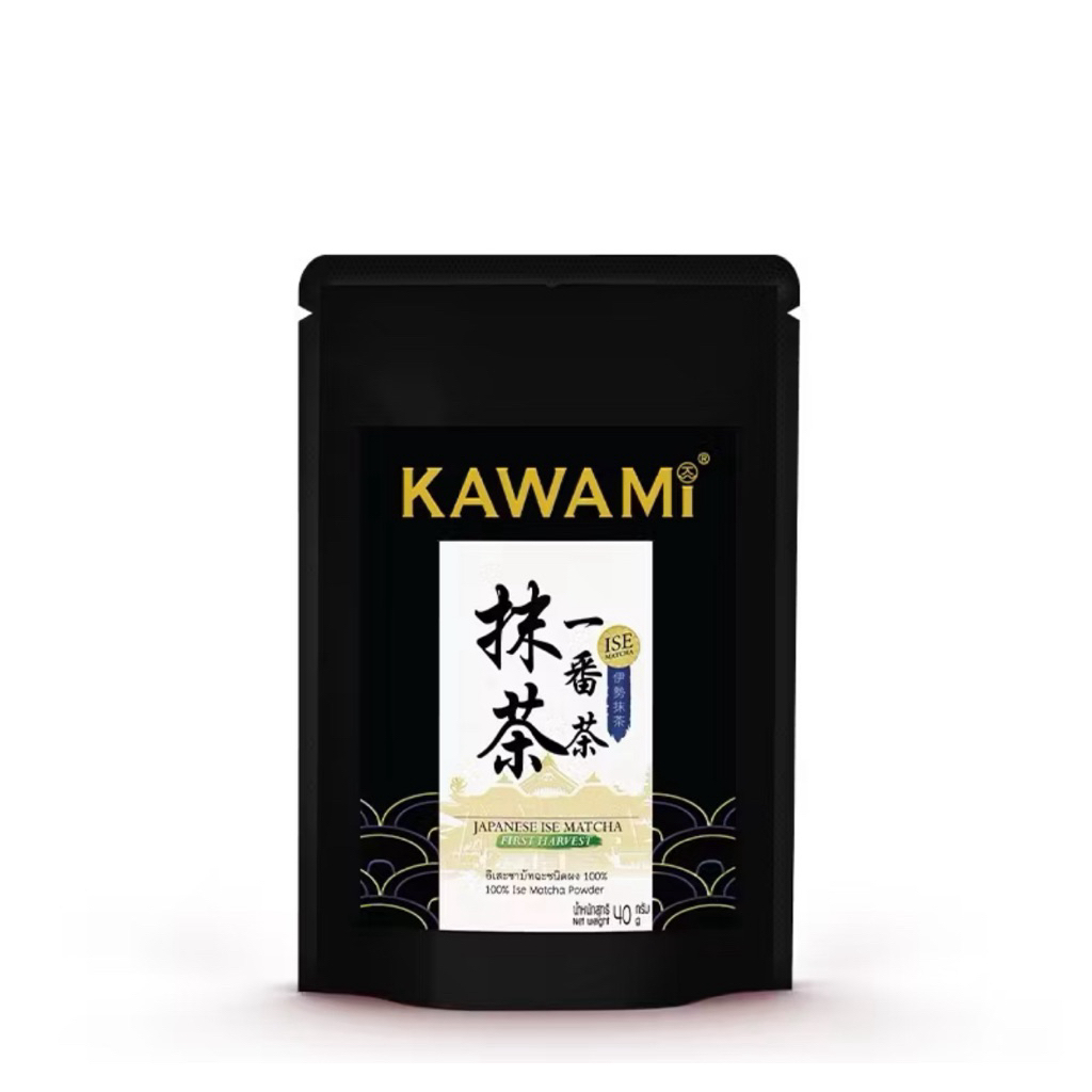 คาวามิ อิเสะมัทฉะ เก็บเกี่ยวฤดูแรกเกรดพิธีการ 100% (40 กรัม) Kawami 100% Ise Matcha First Harvest Ce