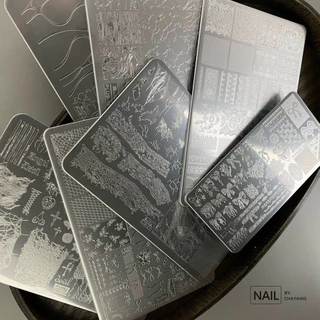 แผ่นปั๊ม เพลตปั๊ม Stamp Plate สำหรับปั๊มลายเล็บ