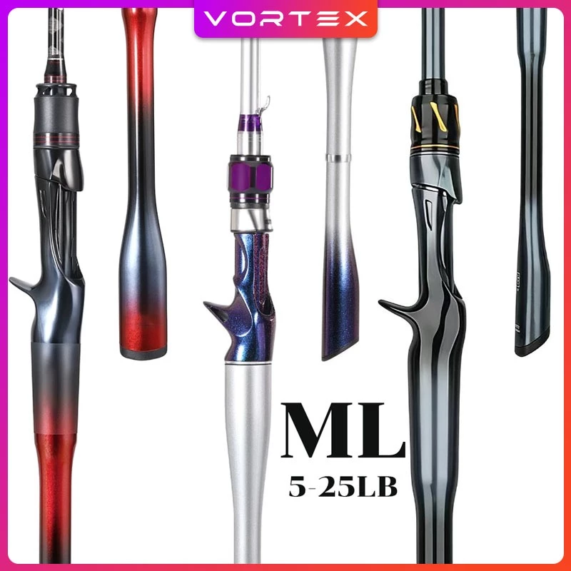 【COD】คันเบ็ดตกปลา สองท่อนคุณภาพสูง คันเบ็ด ML คาสติ้ง/สปินนิ่ง 1.65-2.1M รอกเบส คัน เบส คันเบ็ดหยดน้ำ คันเบส