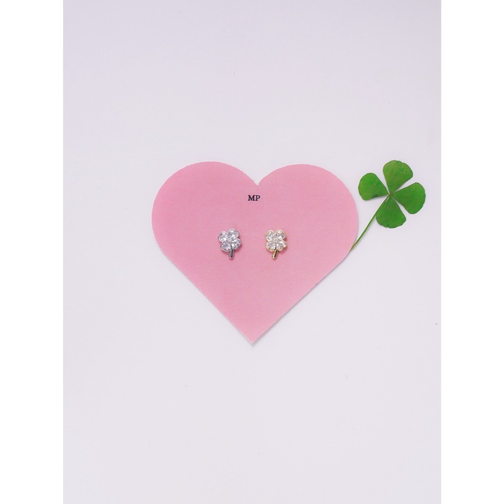 More Than Piercing: MP30 Clover *waterproof* จิวหู/ต่างหู