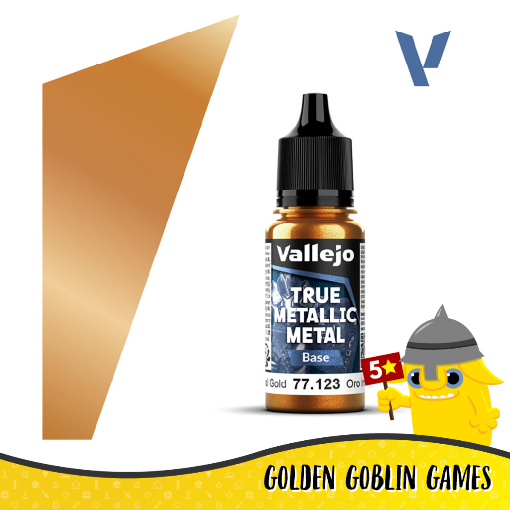 Vallejo True Metallic Metal: Base: Imperial Gold (POS. 23)